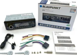 Blaupunkt BPA 1124 DAB BT, bilstereo med Bluetooth, DAB & 3 par lågnivå