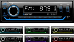 Blaupunkt BPA 1124 DAB BT, bilstereo med Bluetooth, DAB & 3 par lågnivå