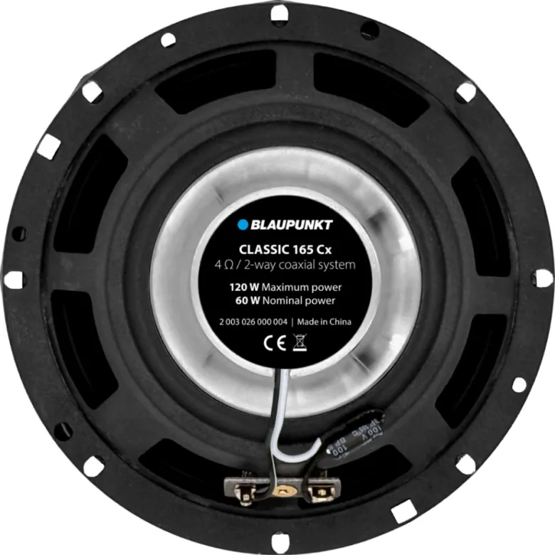 Blaupunkt CLASSIC 165 Cx, 6.5 tums koaxialhögtalare, par