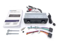 Blaupunkt Denver 412 DAB, tålig stereo med DAB-radio och 3 par lågnivå