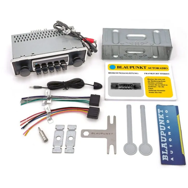 Blaupunkt Frankfurt Stereo, modern retrostereo med svart front