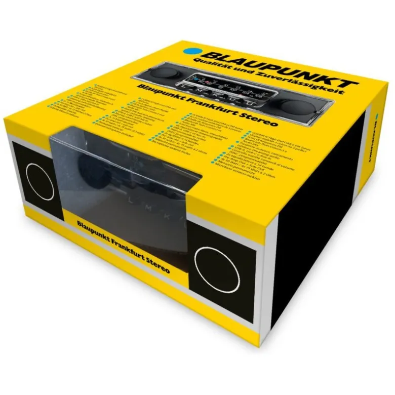 Blaupunkt Frankfurt Stereo, modern retrostereo med svart front