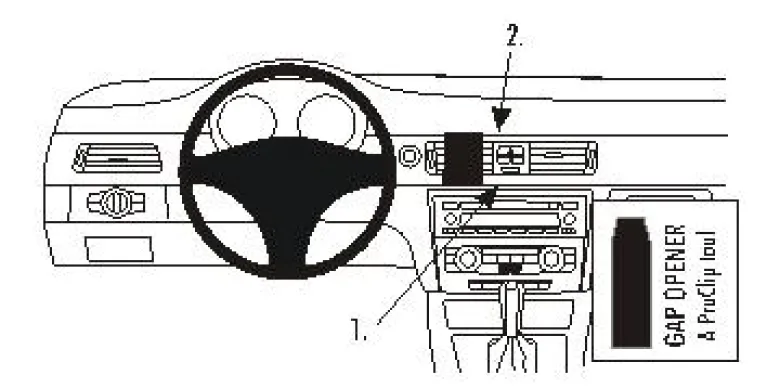 BMW 316-330/E90/E91/E92/E93 05-12, Centrerad