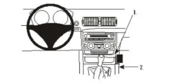 BMW 1 E81/E82/E87/E88 05-11, Konsol