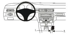 BMW 316-330/E90/E91/E92/E93 05-12, Konsol