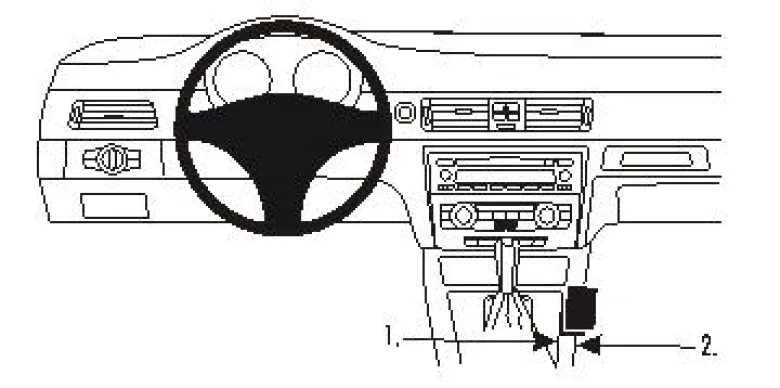 BMW 316-330/E90/E91/E92/E93 05-12, Konsol