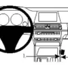 BMW 730-750 F01, F02 09-15, Konsol