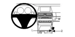 BMW 730-750 F01, F02 09-15, Konsol