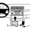 BMW 316-330/M3 E46 98-04/Compact 01-07, Konsol