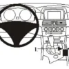 BMW 520-545/M5 E60, E61 04-10, Konsol
