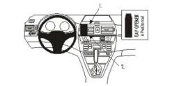 BMW X3 04-10, Centrerad