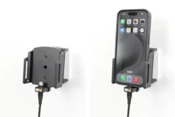 Brodit Aktiv hållare för fast installation, Apple iPhone 15/15 Pro/16/16 Pro/16e