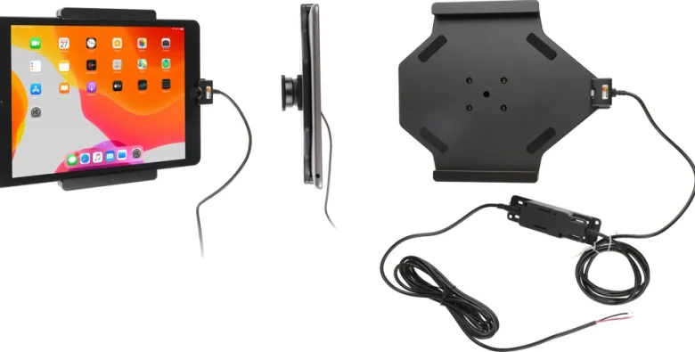 Brodit Aktiv hållare för fast installation, Apple iPad 10.2 7th Gen (A2197, A2198, A2200)/8th Gen (A2428, A2429, A2430, A2270)/9th Gen (A2602, A2603, A2604, A2605)