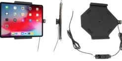 Brodit Aktiv hållare för fast installation, Apple iPad Air 13 2024 (A2898, A2899, A2900)/Air 13 2025 M3 (A3268, A3268, A2371)/Pro 12,9 2018 (A1876, A1895, A1983, A2014)/Pro 12.9 2020 (A2069, A2232, A2229)/Pro 12.9 5th Gen 2021 (A2378, A2379, A2461)/Pro 1