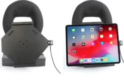Brodit Aktiv hållare för fast installation, Apple iPad Air 13 2024 (A2898, A2899, A2900)/Air 13 2025 M3 (A3268, A3268, A2371)/Pro 12,9 2018 (A1876, A1895, A1983, A2014)/Pro 12.9 2020 (A2069, A2232, A2229)/Pro 12.9 5th Gen 2021 (A2378, A2379, A2461)/Pro 1