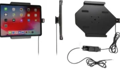 Brodit Aktiv hållare för fast installation, Apple iPad Air 11 (A2902, A2903, A2904)/Air 11 2025 M3 (A3266, A3267, A2370)/Air 4th Gen (A2072, A2316, A2324, A2325)/Air 5th Gen (A2588, A2589, A2591)/Pro 11 2018 (A1980, A2013, A1934, A1979)/Pro 11 2020 2nd Ge