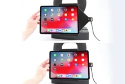 Brodit Aktiv hållare för fast installation, Apple iPad Air 11 (A2902, A2903, A2904)/Air 11 2025 M3 (A3266, A3267, A2370)/Air 4th Gen (A2072, A2316, A2324, A2325)/Air 5th Gen (A2588, A2589, A2591)/Pro 11 2018 (A1980, A2013, A1934, A1979)/Pro 11 2020 2nd Ge