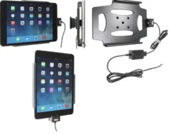Brodit Aktiv hållare för fast installation, Apple iPad Mini 2 (A1489, A1490, A1491)/3 (A1599, A1600)/Retina
