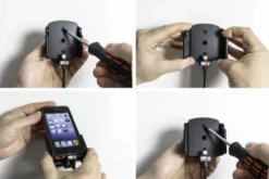 Brodit Aktiv hållare för fast installation, Apple iPhone 12 Mini/13 Mini/5/5C/5S/SE