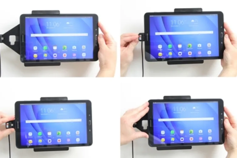 Brodit Aktiv hållare för fast installation, Samsung Galaxy Tab A 10.1 (2016) SM-T580/SM-T585