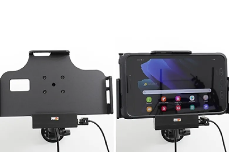 Brodit Aktiv hållare med cigg-kontakt, Samsung Galaxy Tab Active 2 SM-T390/SM-T395/3 SM-T570/SM-T575
