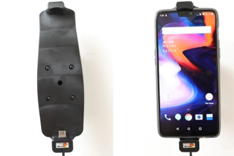Brodit Aktiv hållare med cigg-kontakt, OnePlus 6/6T/7
