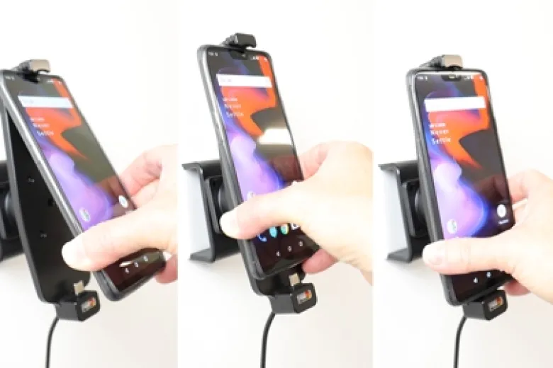 Brodit Aktiv hållare med cigg-kontakt, OnePlus 6/6T/7
