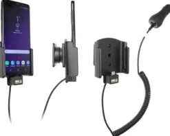 Brodit Aktiv hållare med cigg-kontakt, Samsung Galaxy S9