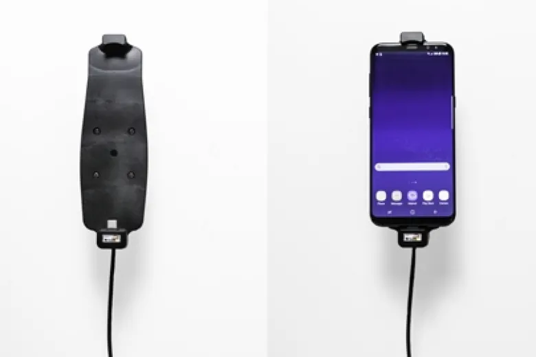 Brodit Aktiv hållare med cigg-kontakt, Samsung Galaxy S8+/S9+