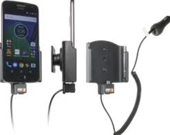 Brodit Aktiv hållare med cigg-kontakt, Motorola Moto G5 Plus