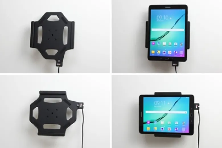 Brodit Aktiv hållare med cigg-kontakt, Samsung Galaxy Tab S2 9.7 SM-T810/SM-T813/SM-T815/SM-T819