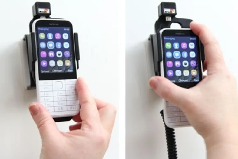 Brodit Aktiv hållare med cigg-kontakt, Nokia 225