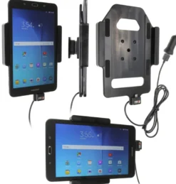 Brodit Aktiv hållare med USB-kabel och cigg-adapter, Samsung Galaxy Tab E 8.0