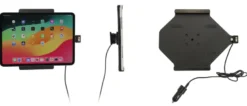Brodit Aktiv hållare med USB-kabel och cigg-adapter, Apple iPad Pro 11 2024 (A2836, A2837, A3006)