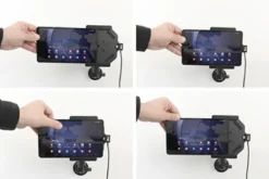 Brodit Aktiv hållare med USB-kabel och cigg-adapter, Samsung Galaxy Tab A9 SM-X110/SM-X115