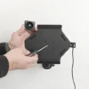 Brodit Aktiv hållare med USB-kabel och cigg-adapter, Samsung Galaxy Tab A9+ 11 SM-X210/SM-X215 LTE/SM-X216 5G