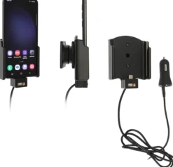 Brodit Aktiv hållare med USB-kabel och cigg-adapter, Samsung Galaxy S23 SM-S911B/DS