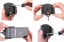Brodit Aktiv hållare med USB-kabel och cigg-adapter, Samsung Galaxy S22 5G SM-S901B/SM-S901B/DS