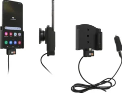 Brodit Aktiv hållare med USB-kabel och cigg-adapter, Samsung Galaxy S22+ 5G (SM-S906B/SM-S906B/DS)