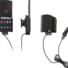 Brodit Aktiv hållare med USB-kabel och cigg-adapter, Samsung Galaxy S22 Ultra 5G (SM-S908B/SM-S908B/DS)