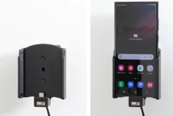 Brodit Aktiv hållare med USB-kabel och cigg-adapter, Samsung Galaxy S22 Ultra 5G (SM-S908B/SM-S908B/DS)