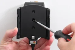 Brodit Aktiv hållare med USB-kabel och cigg-adapter, Apple iPhone 12/12 Pro