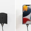 Brodit Aktiv hållare med USB-kabel och cigg-adapter, Apple iPhone 13 Pro Max/14 Plus/14 Pro Max
