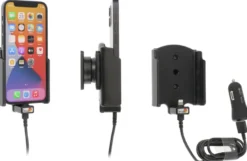 Brodit Aktiv hållare med USB-kabel och cigg-adapter, Apple iPhone 12 Mini