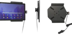 Brodit Aktiv hållare med USB-kabel och cigg-adapter, Samsung Galaxy Tab A7 10.4 (2020) SM-T500/SM-T505