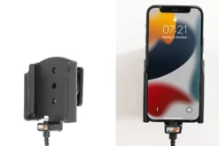 Brodit Aktiv hållare med USB-kabel och cigg-adapter, Apple iPhone 13 Mini