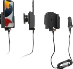 Brodit Aktiv hållare med USB-kabel och cigg-adapter, Apple iPhone 13 Mini