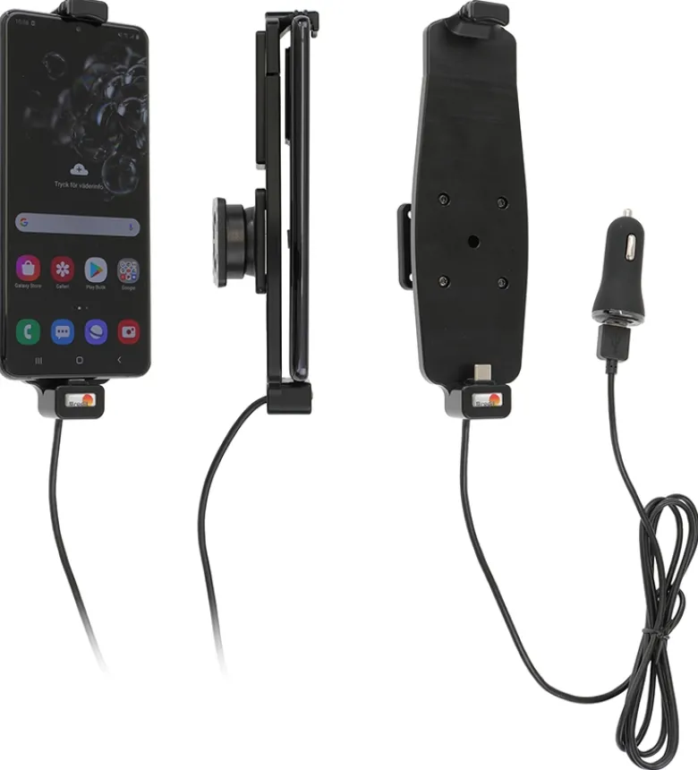 Brodit Aktiv hållare med USB-kabel och cigg-adapter, Samsung Galaxy Note 20 Ultra 5G/S20 Ultra 5G (SM-G988B)