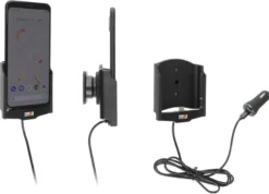 Brodit Aktiv hållare med USB-kabel och cigg-adapter, Google Pixel 4 XL