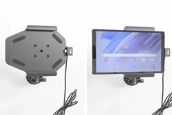 Brodit Aktiv hållare med USB-kabel och cigg-adapter, Samsung Galaxy Tab A7 Lite SM-T220/SM-T225
